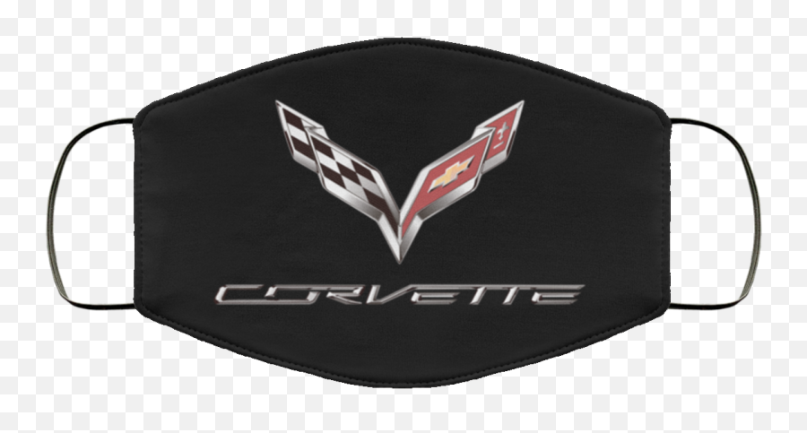 Corvette Face Mask Washable Reusable - Moody Blues Face Mask Png,Corvette Logo Png