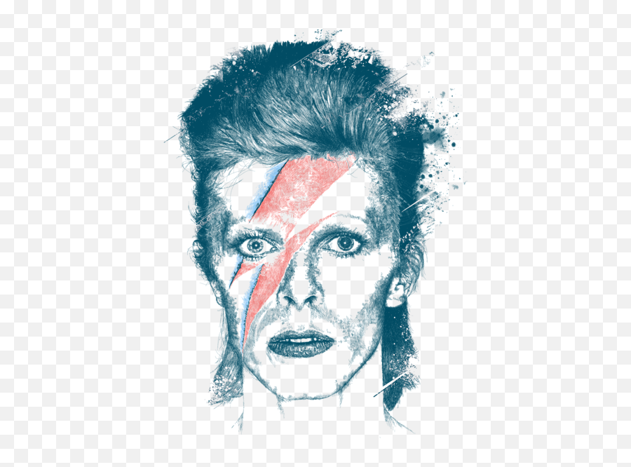 David Bowie Shower Curtain For Sale - David Bowie T Shirt Baby Png,David Bowie Transparent