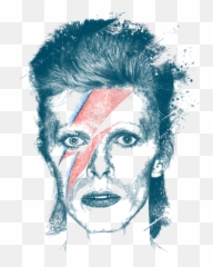 David Bowie Shower Curtain For Sale - David Bowie T Shirt Baby Png,David Bowie Transparent