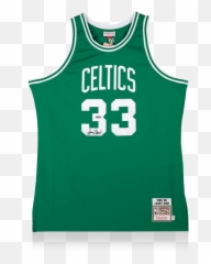 Larry Bird Front Signed Boston Celtics - Sleeveless Png,Larry Bird Png