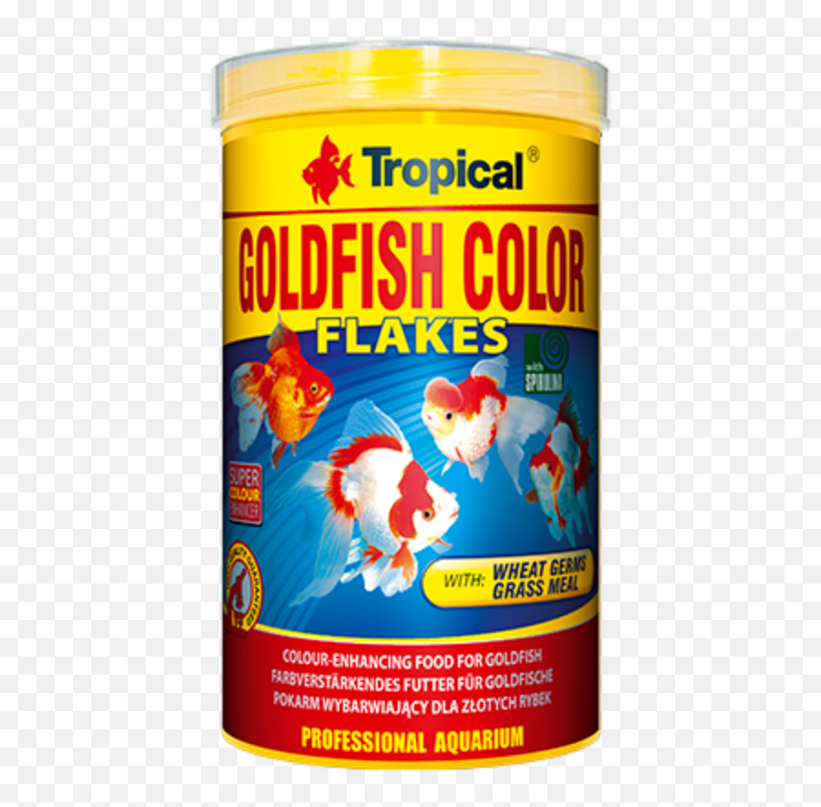 Tropical Goldfish Colour Flakes 50g - Tropical Goldfish Colour Png,Goldfish Transparent