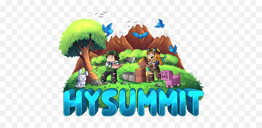 Hysummit Survival Creative - Minecraft Server Logo Survival Png,Minecraft Server Logos