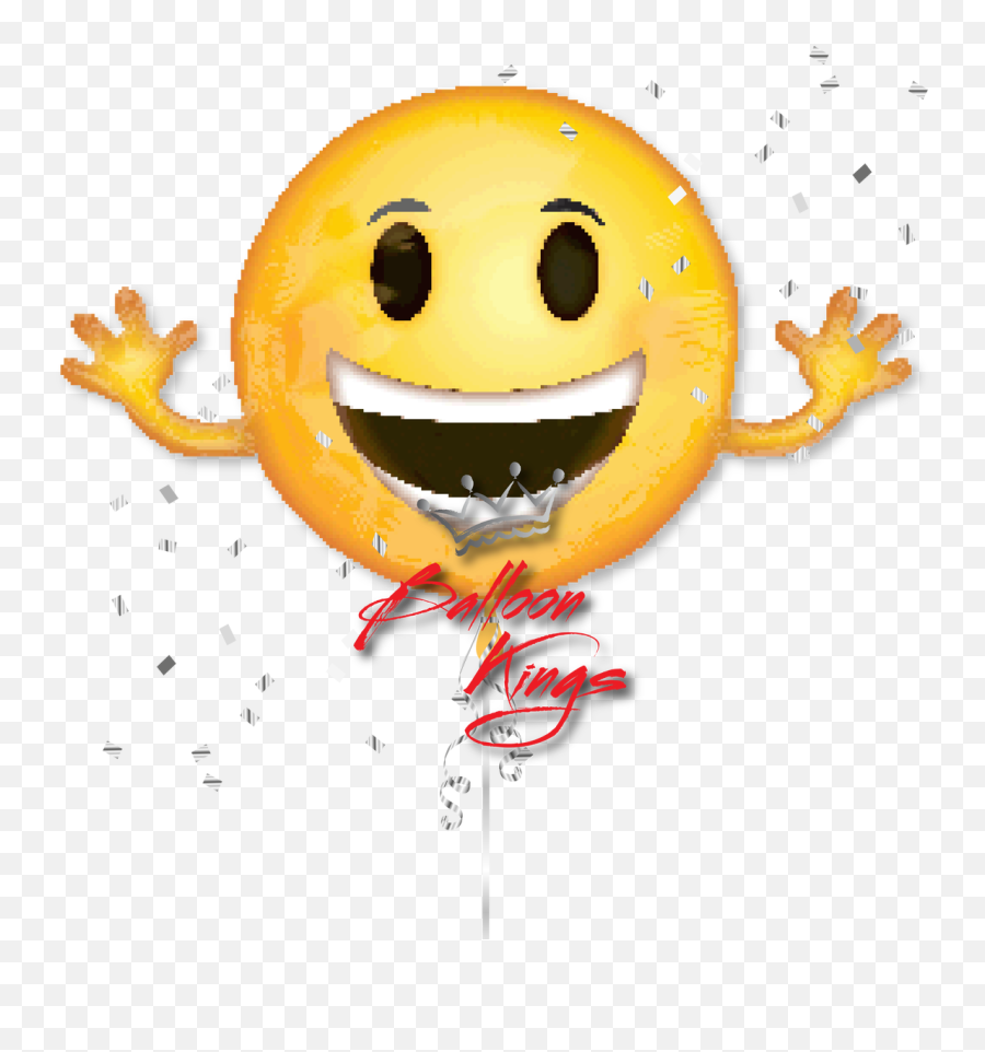 Emoji Smiley Large - Smiley Emoji Balloon Png,Balloon Emoji Png