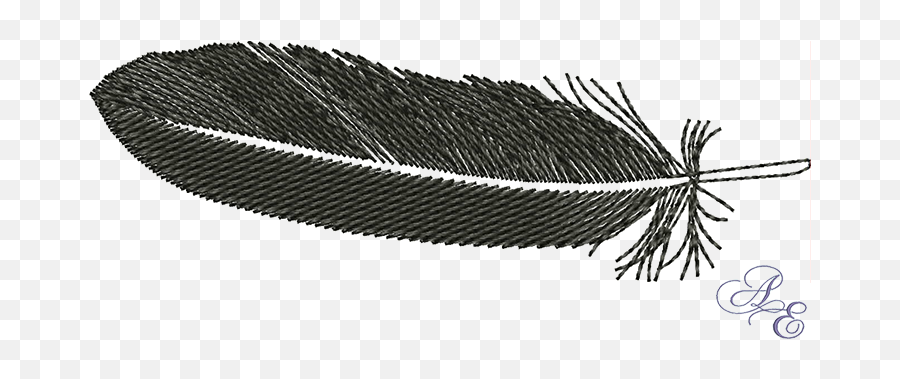 Raven Feather Drawing - Png Stilhoute Feather,Feather Drawing Png