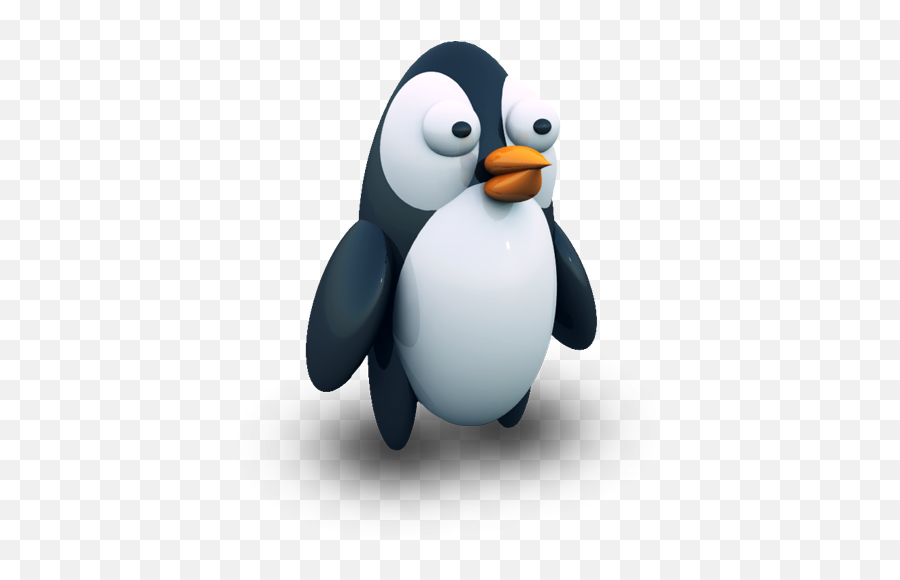 Penguin With Big Eyes Icon Png Clipart - Big Eyes Penguin,Penguins Icon
