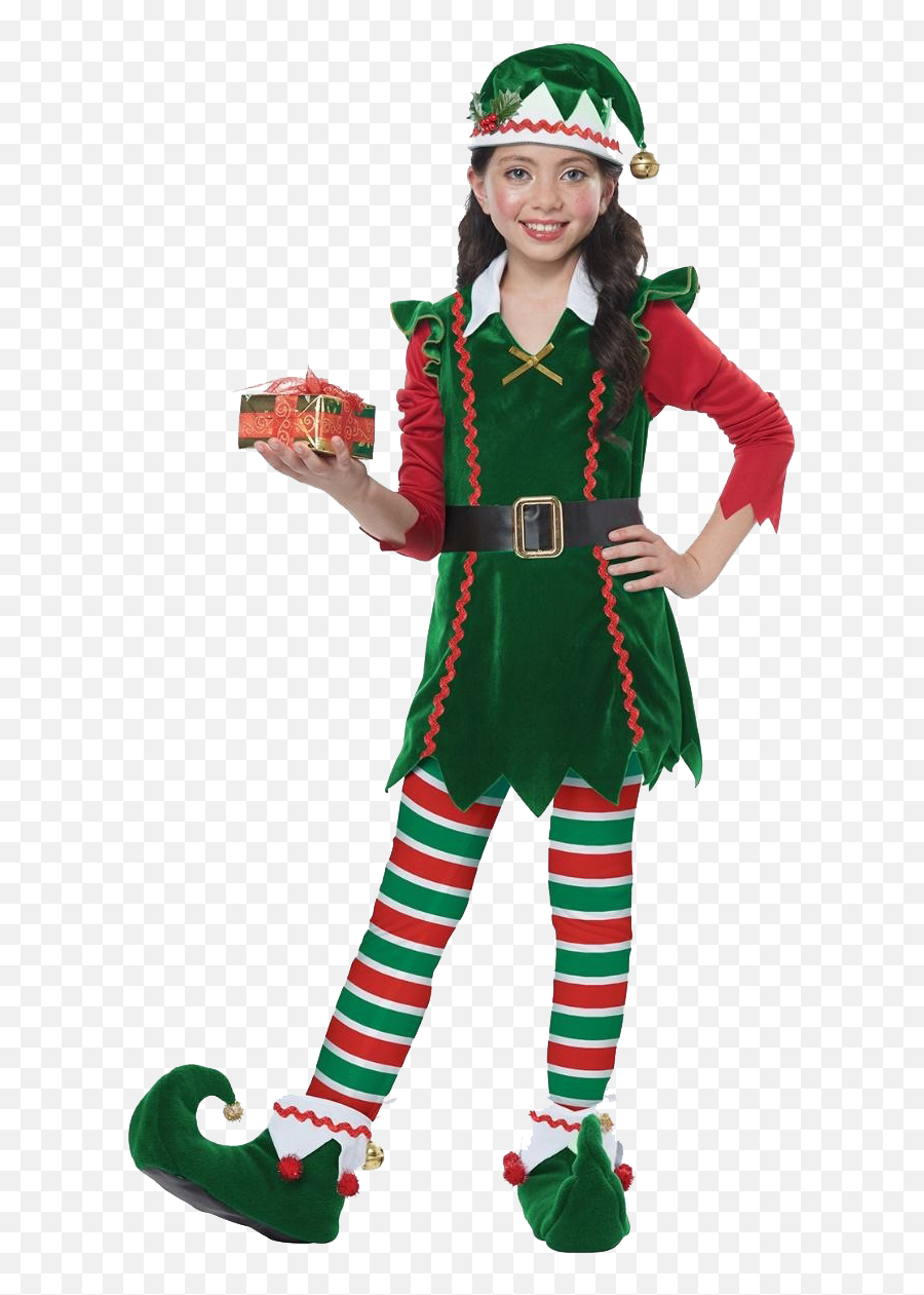 Elf Png Background Play - Kids Christmas Elf Costume,Elf Hat Transparent