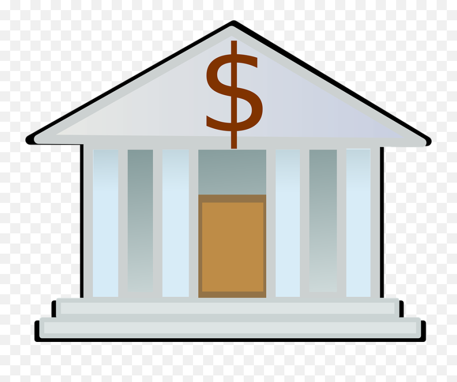 Clipart Building 2 - Clipartix Bank Clipart Png,Building Transparent Background