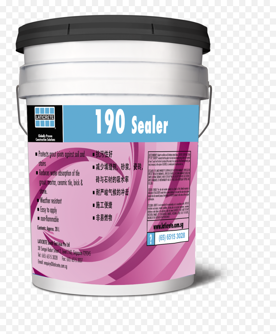 190 Sealer - Waterproofing Membrane Singapore Png,Mirenesse Icon Sealer