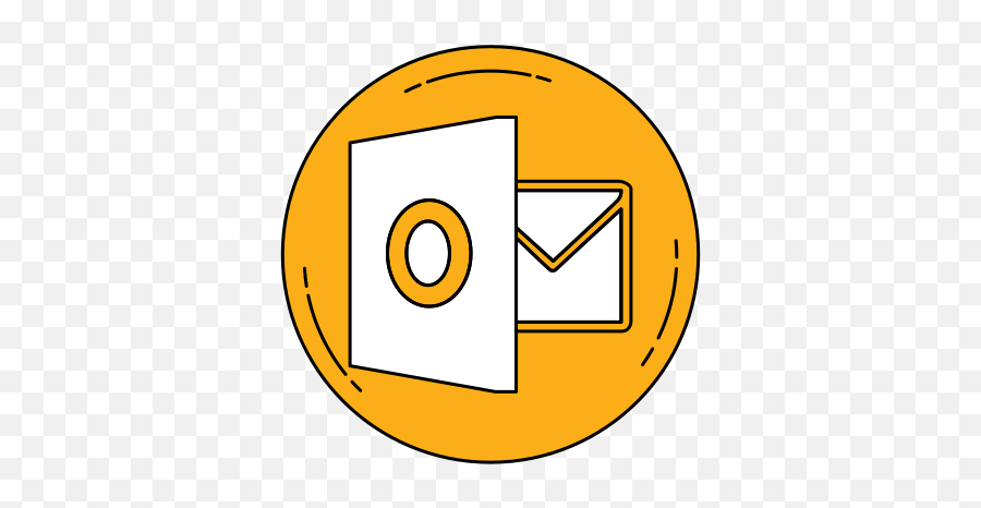 Logo Orange Outlook Free Icon Of - Dot Png,Outlook Yellow Icon