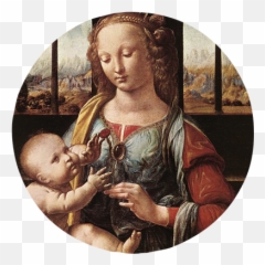 Dat Series - Vinci Baby Christ Paintings png