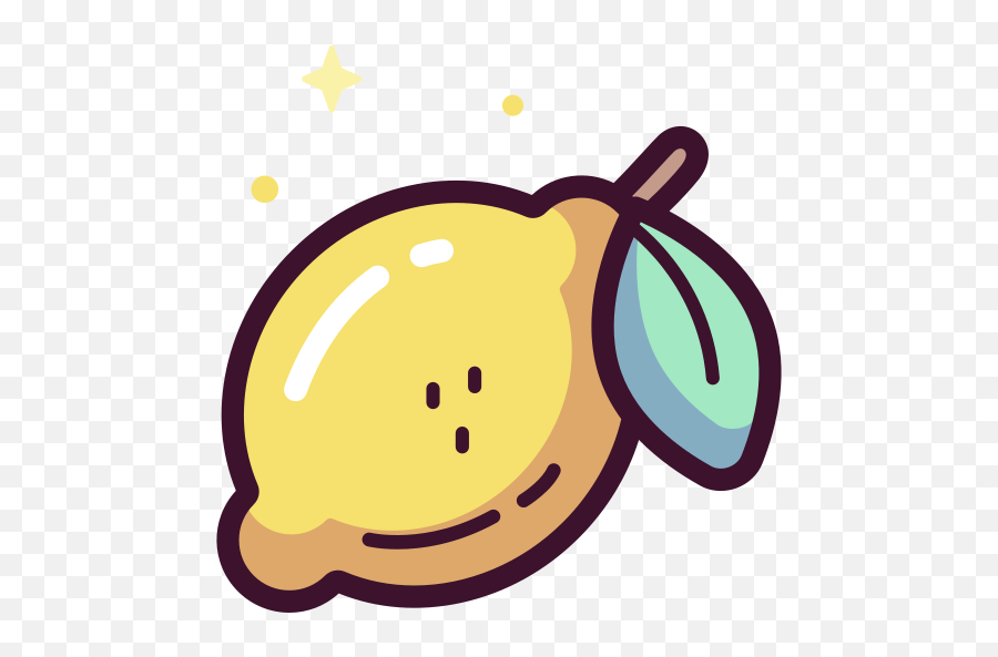 Lemon - Free Food Icons Yellow Aesthetic Emoji Discord Png,Lemon Icon