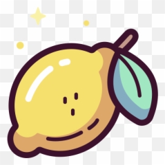 Lemon - Free Food Icons Yellow Aesthetic Emoji Discord Png,Lemon Icon