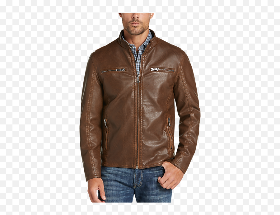 Pronto Uomo Camel Modern Fit Moto Jacket - Pronto Uomo Leather Jacket Png,Icon Motorcycle Jacket Review