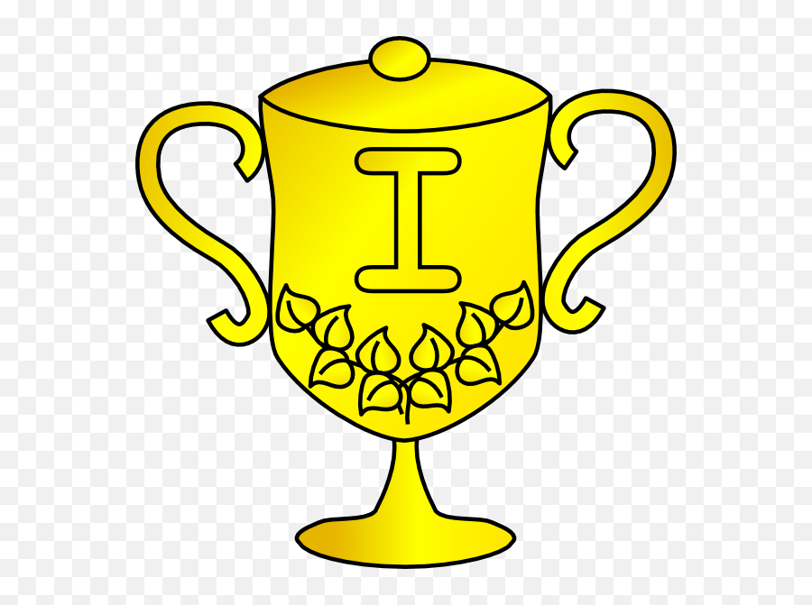 Golden Trophy Clipart - Trophy Clip Art Png,Trophy Clipart Png