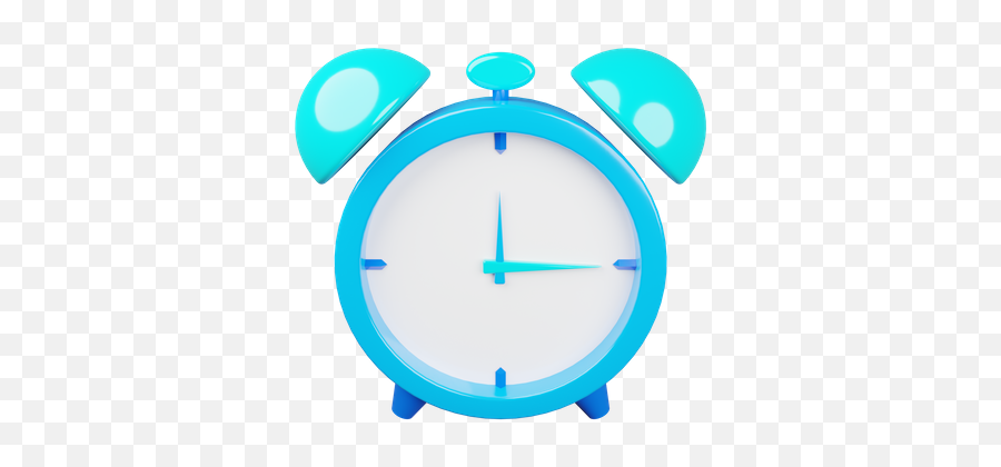 Premium Alarm Clock 3d Illustration Download In Png Obj Or - Solid,3d Clock Icon