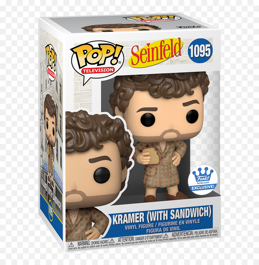 Kramer With Sandwich - Seinfeld Seinfeld Funko Pop Png,Mystery Snowball Icon