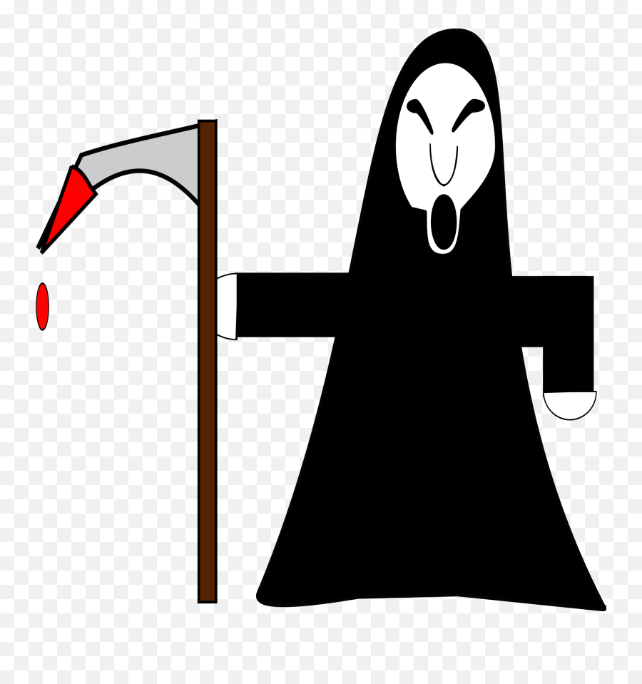 Vector Grim Reaper Transparent - Death With Sickle Clipart Transparent Png,Grim Reaper Transparent