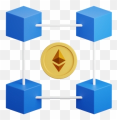 Ethereum Blockchain Icon - Download Colored Outline Style png