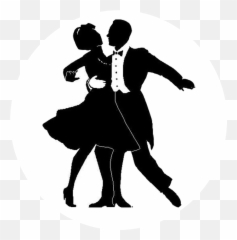 Ballroom Dancers - Silhouette Png