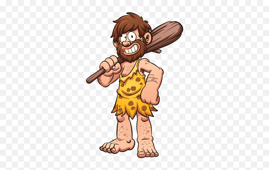 Funny Caveman - Cave Man Cartoon Png,Caveman Png - free transparent png  images 