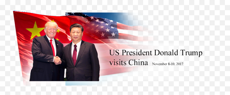 Us President Donald Trump Visits China - World Chinadaily Flag Of The United States Png,Melania Trump Png