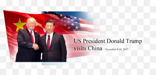 Us President Donald Trump Visits China - World Chinadaily Flag Of The United States Png,Melania Trump Png