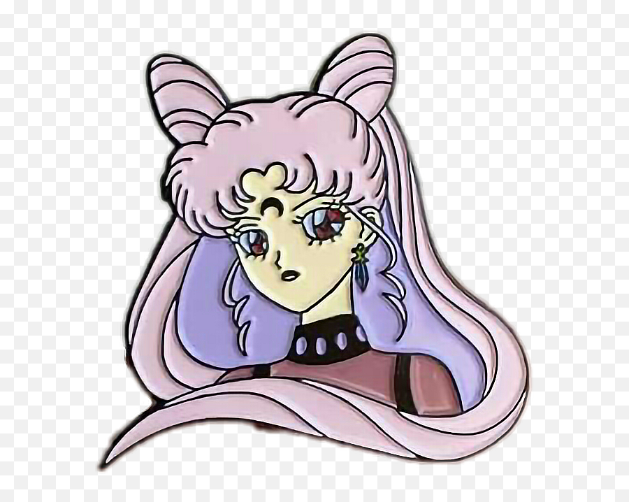 Aesthetic Vaporwave Seapunk Sailormoon Purple Black - Seapunk Png Hello Kitty,Moon Transparent