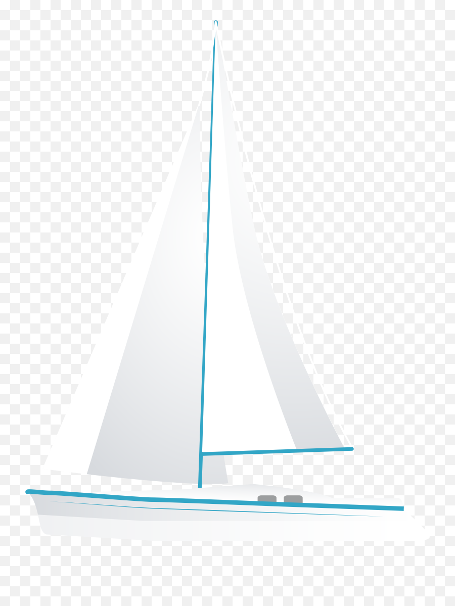 White Sailboat Png Clip Art