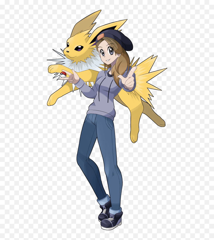 Draw You As A Pokémon Trainer - Cartoon Png,Pokemon Trainer Png