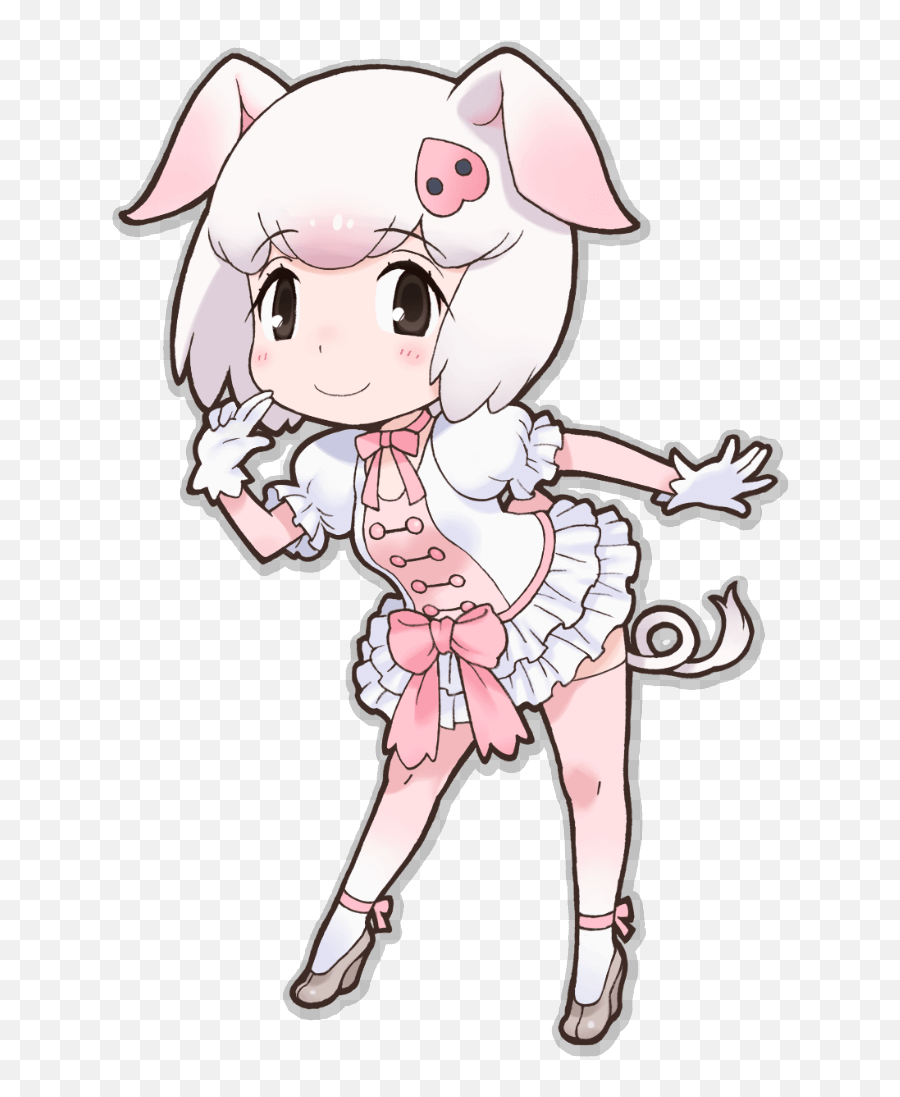 Domestic Pig - Japari Library The Kemono Friends Wiki Png,Pigs Png