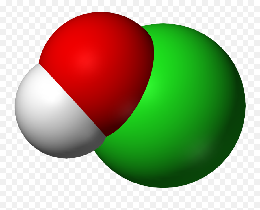 Filehypochlorous - Acid3dvdwpng Wikipedia Hypochlorous Acid,3d Heart Png