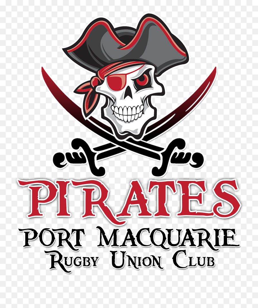 Black Skull And Crossbones Mousepad Png Download - Pirates Port Macquarie Pirates Rugby Union Club,Pirates Png