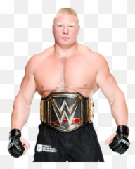 Brock History - Lesnar Wwe Champion Png