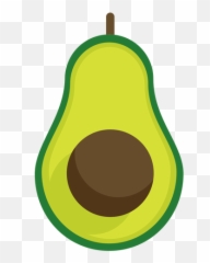 Transparent Png Svg Vector File - Desenho De Um Abacate,Avacado Png