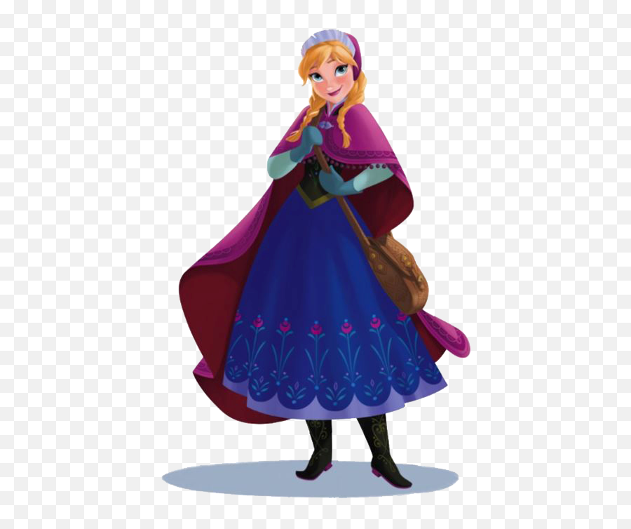 Disney Frozen Anna Clip Art - Cartoon Disney Princess Anna Png,Anna Frozen Png