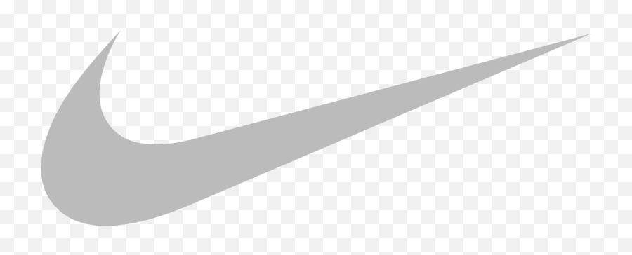 Grey Nike Logo Png - Grey Nike Swoosh Png,White Nike Logo Png