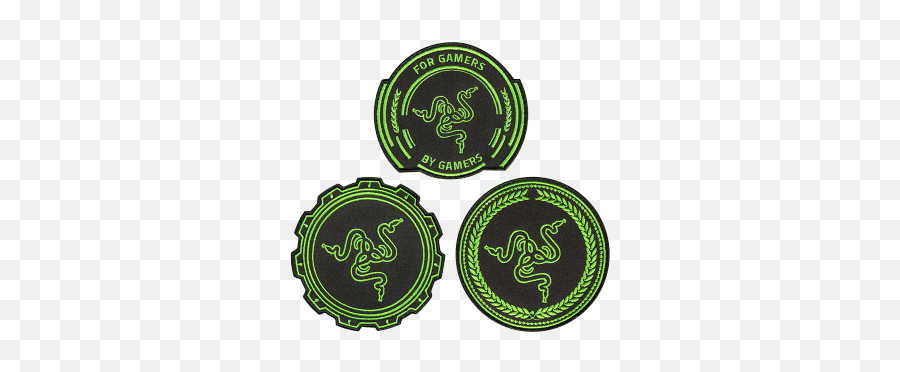 Razer Embroidery Patch Packet Patches - Circle Png,Razer Logo Transparent