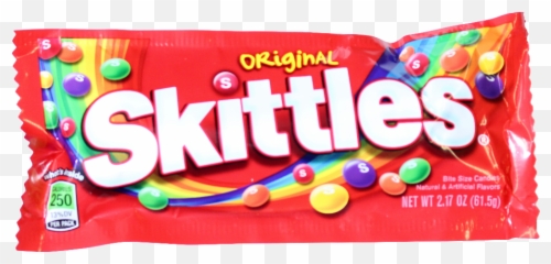 Transparent Name Skittles Crazy Cores - Candy Png