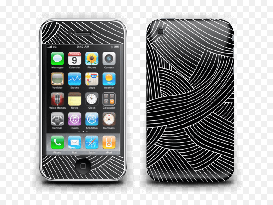 White Lines - Iphone 3g3gs Skin Iphone 3 Png,White Lines Png