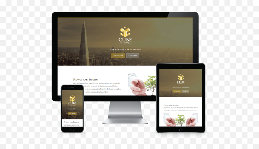 Cube Insurance Shape Digital - Web Design Png,Cubic Logos