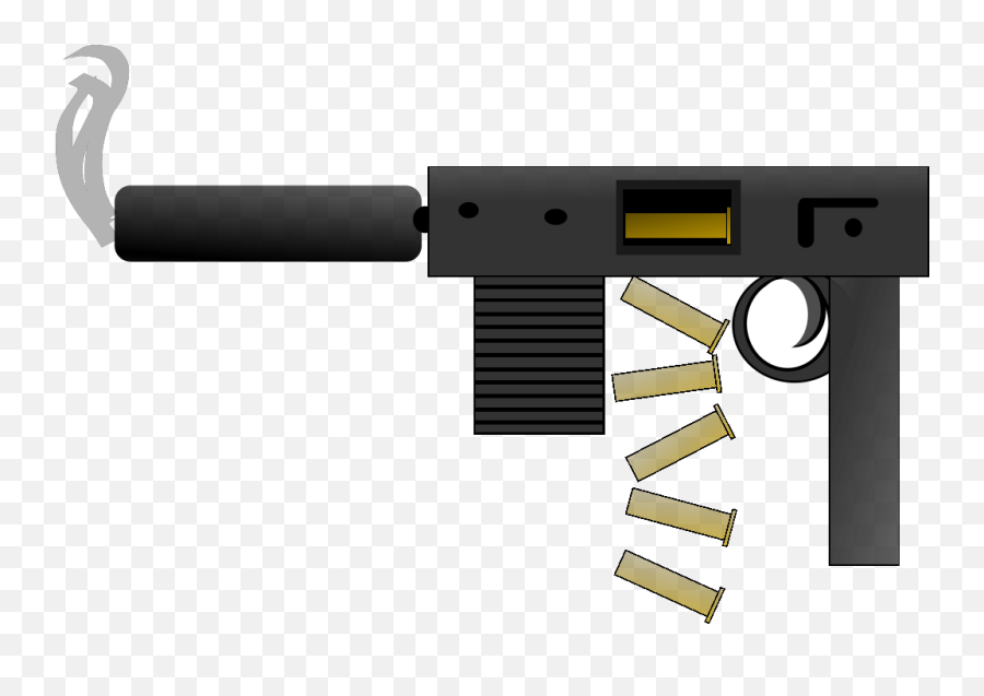 Automatic Gun 2 Svg Clip Arts Download - Download Clip Art Gun Clip Art Png,Gun Clipart Png