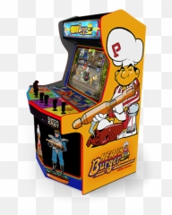 Johnny Turbou0027s Arcade Heavy Burger For Nintendo Switch - Arcade Cabinet Png,Arcade Machine Png