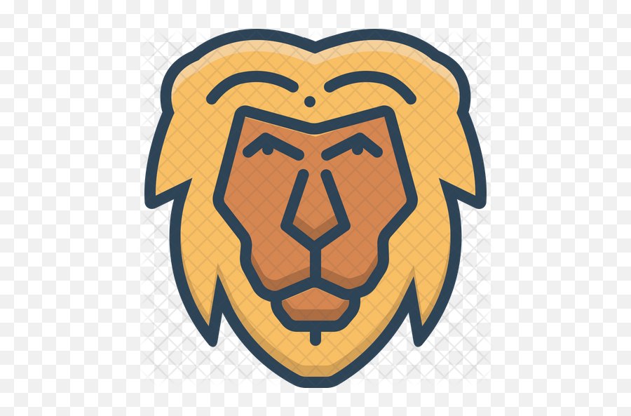 Lion Icon - Vector Graphics Png,Orange Lion Logo