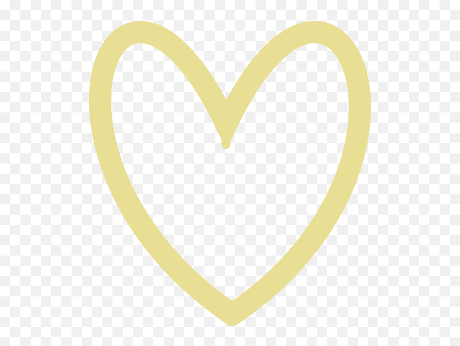 Clip Art - Gold Heart Outline Clipart Png Download Full Gold Heart Outline Vector,Heart Outline Transparent