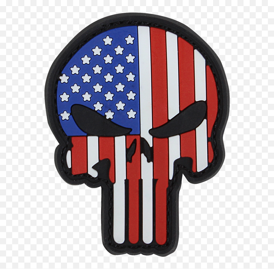 Punisher Skull American Flag Morale - Punisher Skull Flag Transparent Png,Punisher Skull Transparent