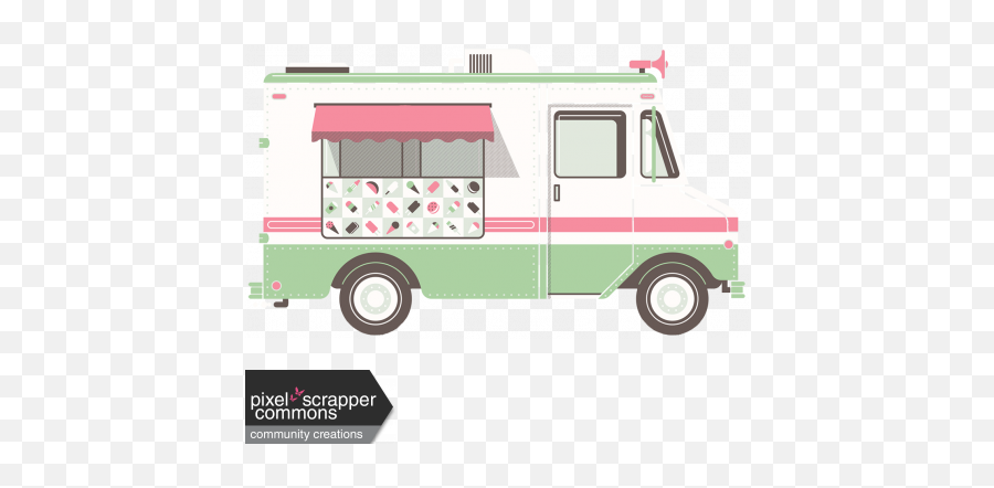 Kmrd - Ice Cream Truck Graphic Png,Ice Cream Truck Png