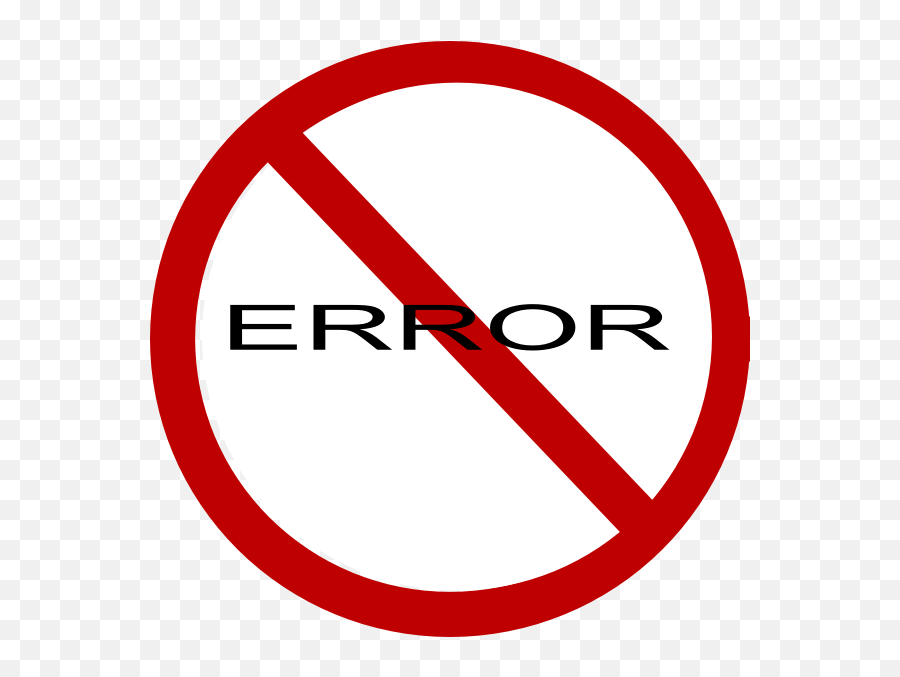 No Error Sign Clip Art - Dot Png,Error Png