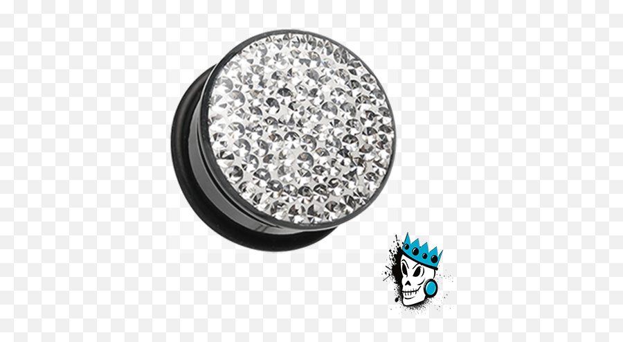 Clear Disco Ball Bling Plugs 6g - 1 Inch Kings Body Jewelry Png,Disco Ball Transparent