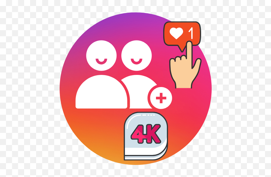 4k Followers Insta Apk 1 - Dot Png,Follower Icon