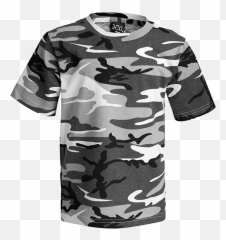 Mens Urban Camo Shirt - Woodland Large png